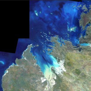 Landsat image of Kimberley coast